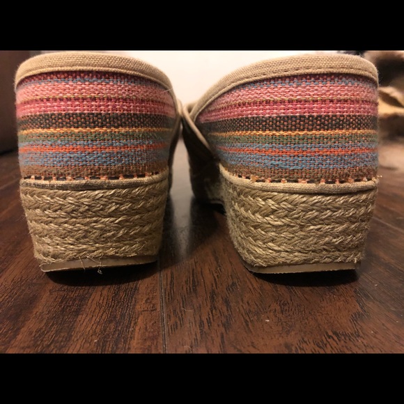 Colorful Striped Dansko Clogs - Picture 4 of 4